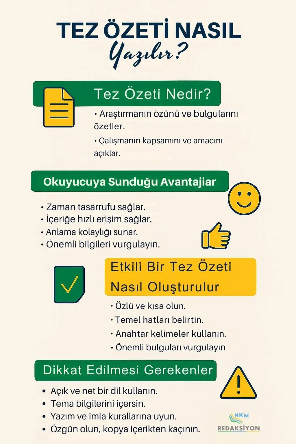 Tez özeti Nedir